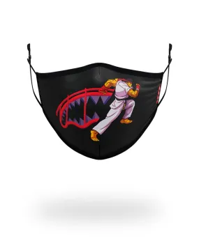 ADULT STREET FIGHTER RYU SHARK FORM FITTING FACE-COVERING