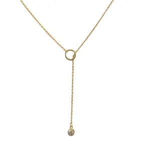 Amy Bezel Adjustable Lariat Necklace