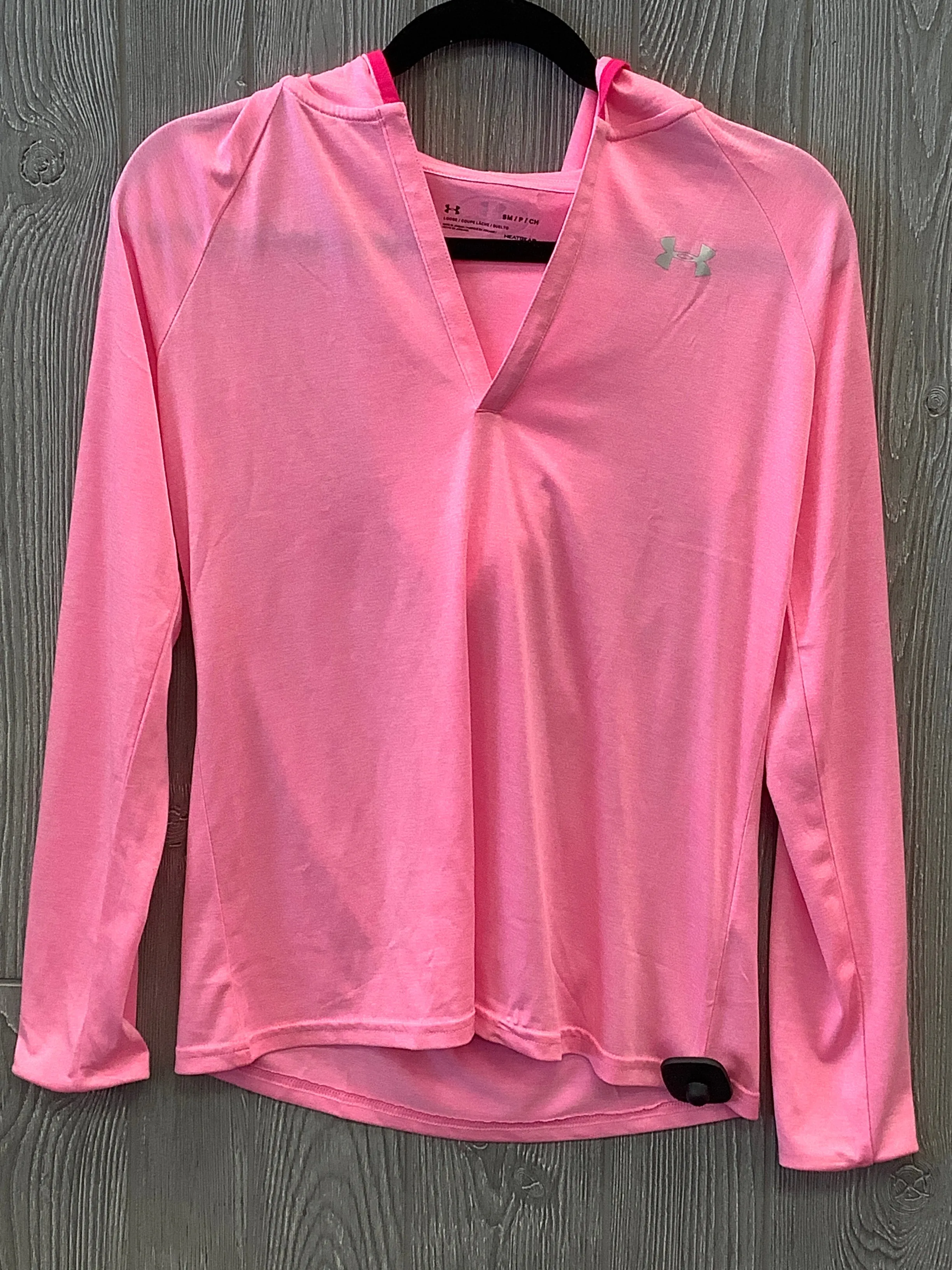 Athletic Top Long Sleeve Hoodie By Under Armour  Size: S