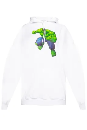 Balenciaga x Marvel Hulk Hoodie White