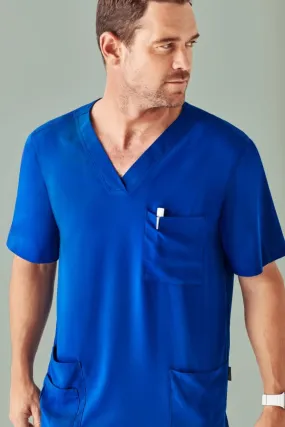 BizCare Avery Men's V-Neck Scrub Top CST945MS