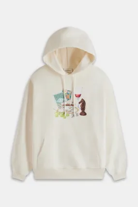 Drôle de Monsieur Après-Midi Hoodie - Cream