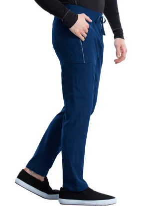 St George's iFlex SHORT Men's Drawstring Cargo Scrub Pant Navy - Inseam 29" (73cm) STG-CK006S